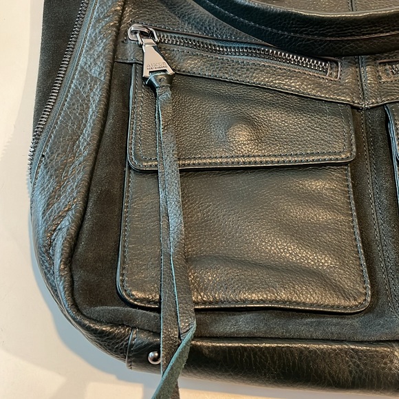 Aimee Kestenberg women’s leather satchel in Majestic Green. - Picture 4 of 16